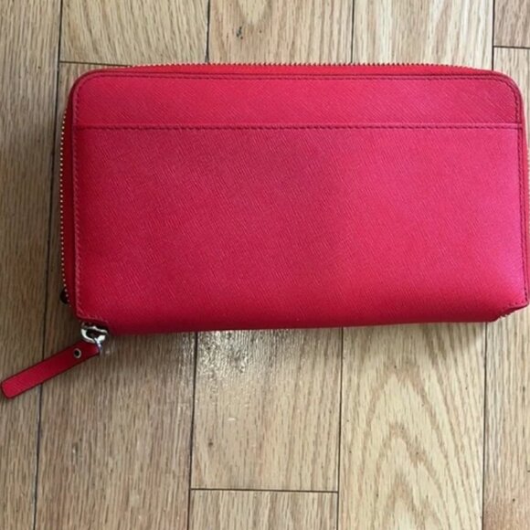 kate spade cedar street maia travel wallet passport holder red nwot - Picture 8 of 10